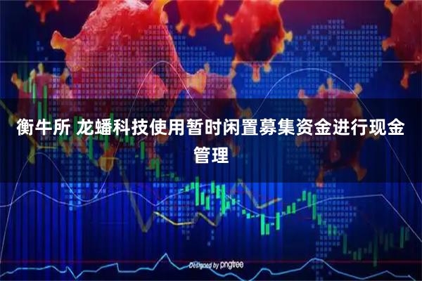 衡牛所 龙蟠科技使用暂时闲置募集资金进行现金管理
