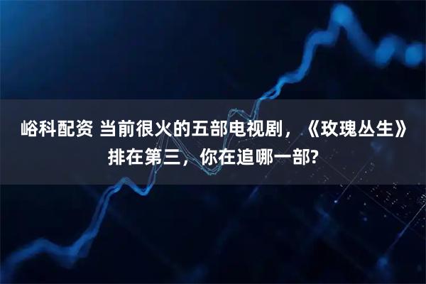 峪科配资 当前很火的五部电视剧，《玫瑰丛生》排在第三，你在追哪一部?